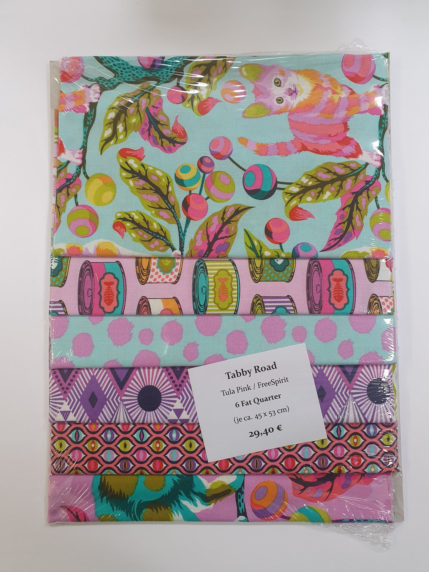 Fat Quarter Paket Tula Pink Tabby Road Déjà Vu
