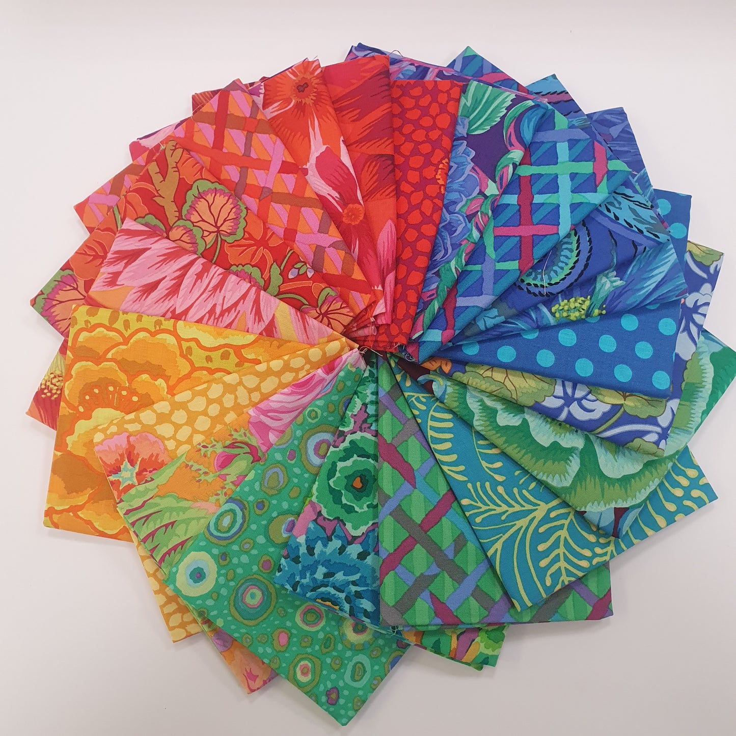 Kaffe Fassett Fat Quarter-Set 20 - Rainbow Stoff Free Spirit