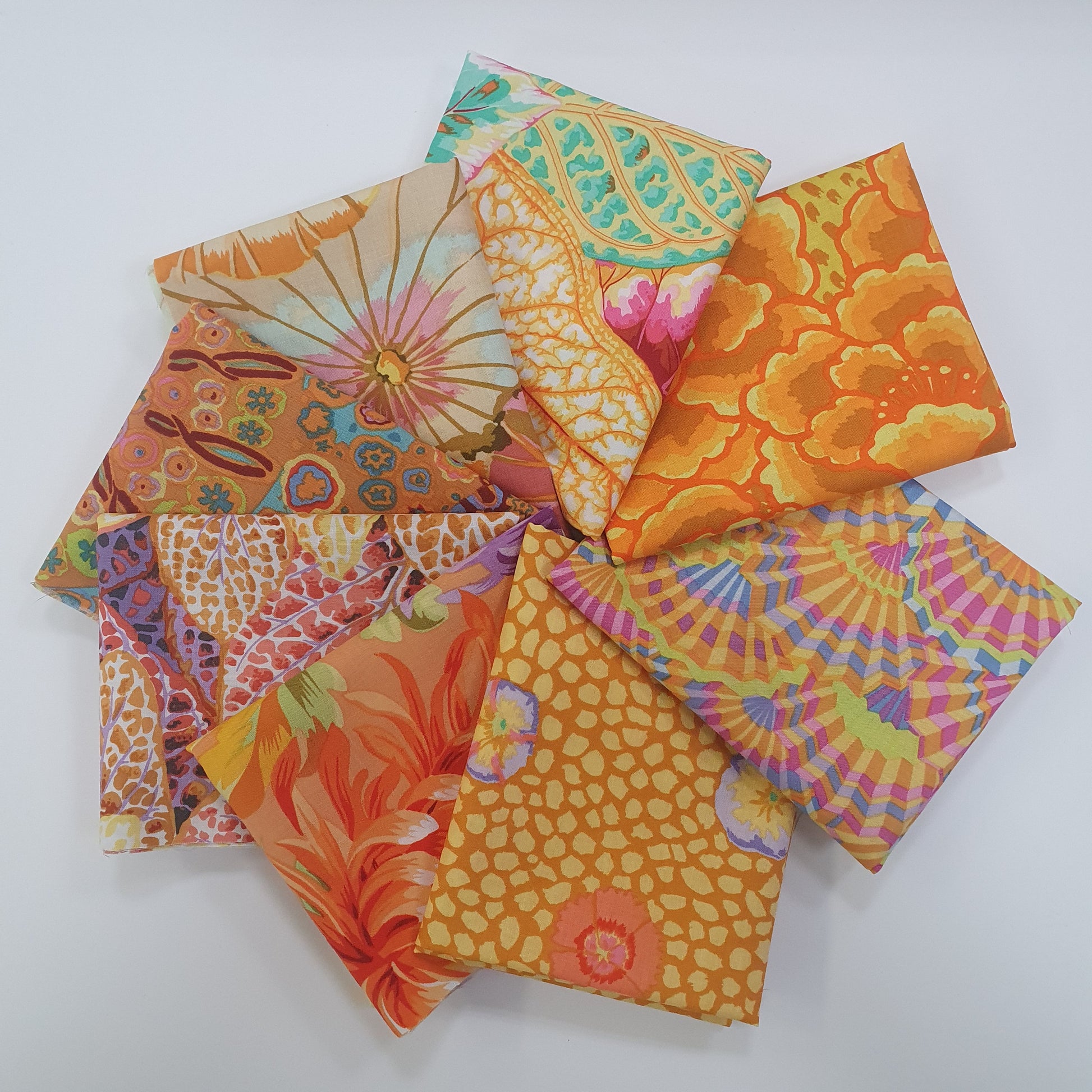 Kaffe Fassett Fat Quarter-Set - Gelb Stoff Free Spirit