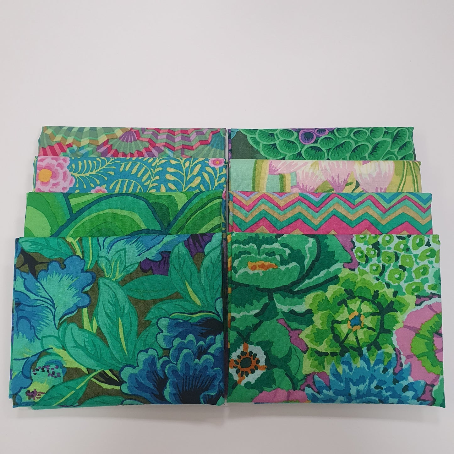 Kaffe Fassett Fat Quarter-Set - Grün Stoff Free Spirit