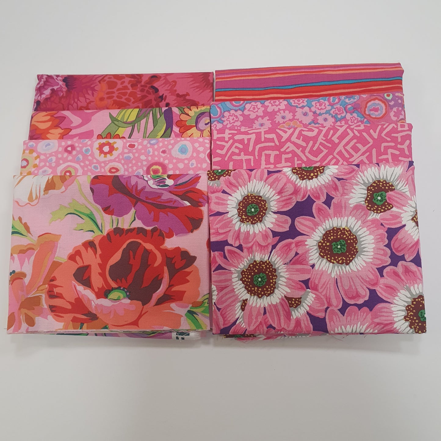 Kaffe Fassett Fat Quarter-Set - Pink Stoff Free Spirit