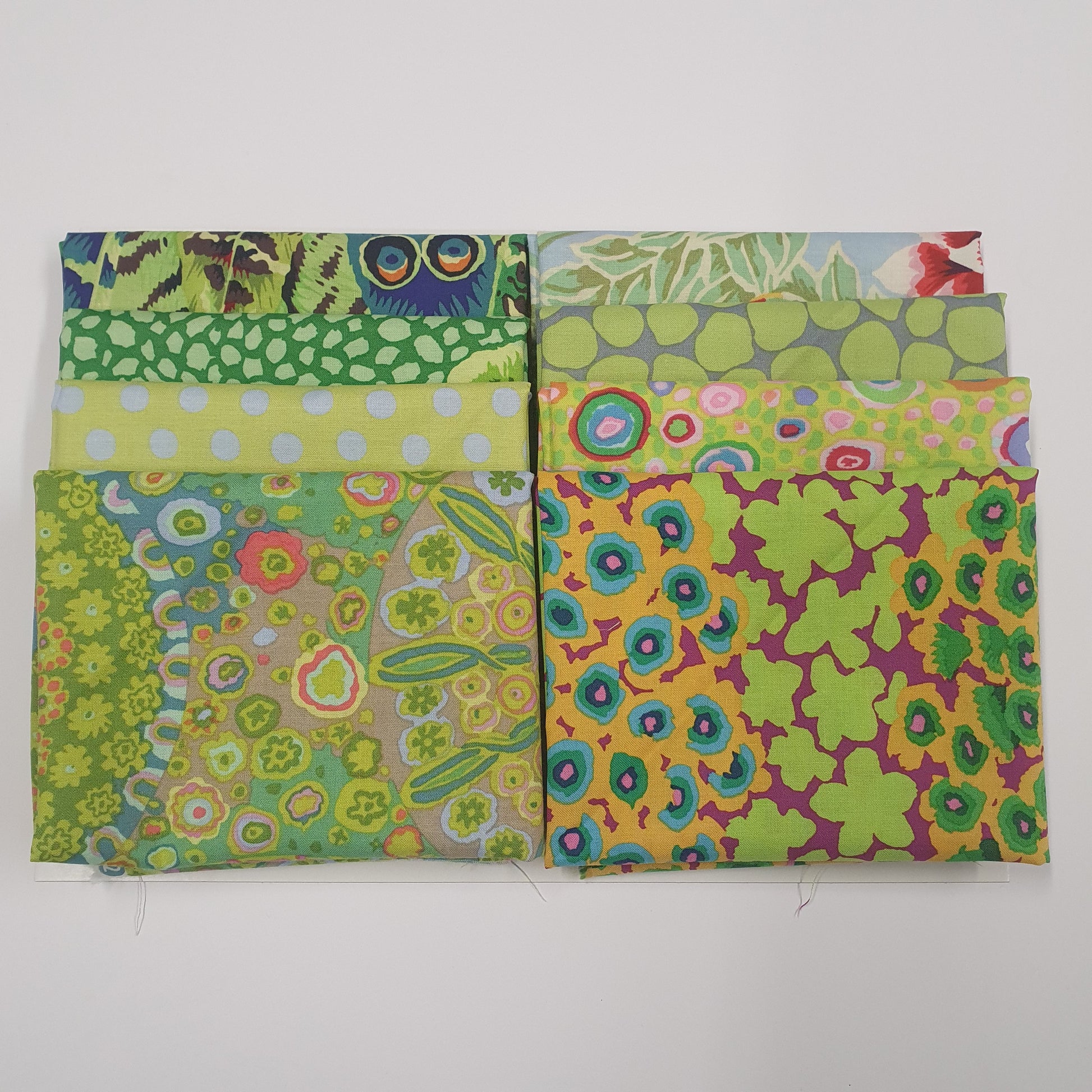 Kaffe Fassett Fat Quarter-Set - Lime Stoff Free Spirit
