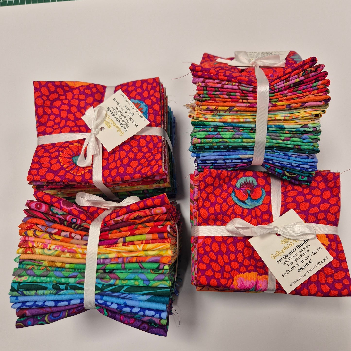 Kaffe Fassett Fat Quarter-Set 20 - Rainbow II