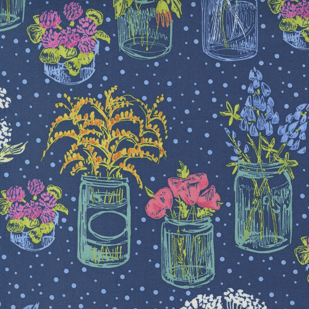 Wild Blossoms - Vasen, Gläser dunkelblau