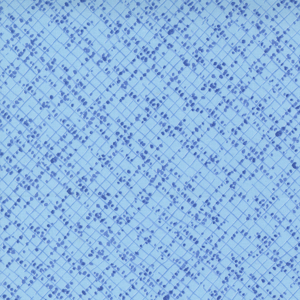 Wild Blossoms - Gitter Hellblau