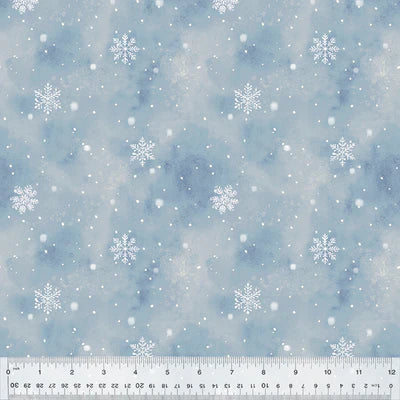 Winter Whisper Windham Fabrics - Flurries Sky Stoff Windham Fabrics