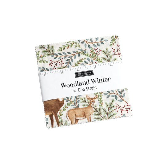 Woodland Winter Charm Pack Stoff Moda Fabrics