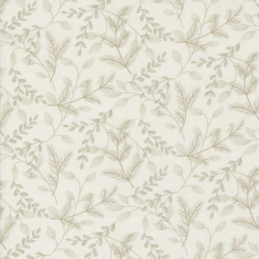 Woodland Winter Snowy White Zweige Stoff Moda Fabrics