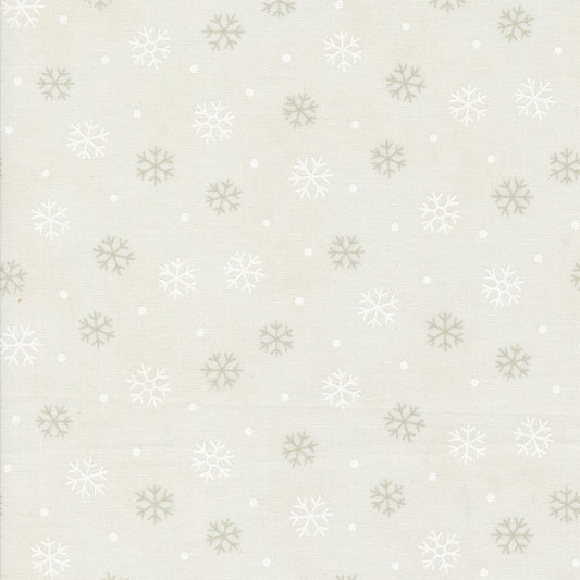 Woodland Winter Snowy White Stoff Moda Fabrics