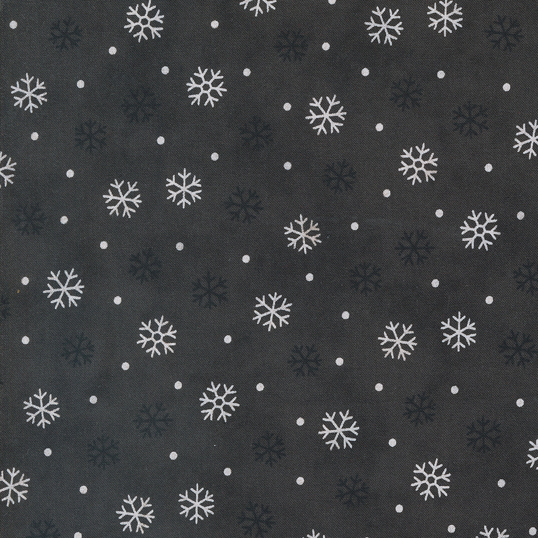 Woodland Winter Charcoal Black