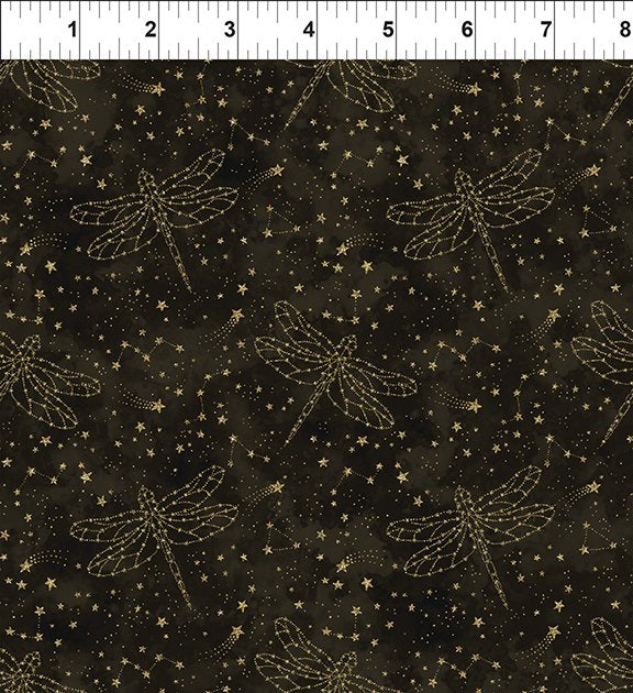 The Sun, the Moon and the Stars - Nachthimmel Stoff In the Beginning Fabrics