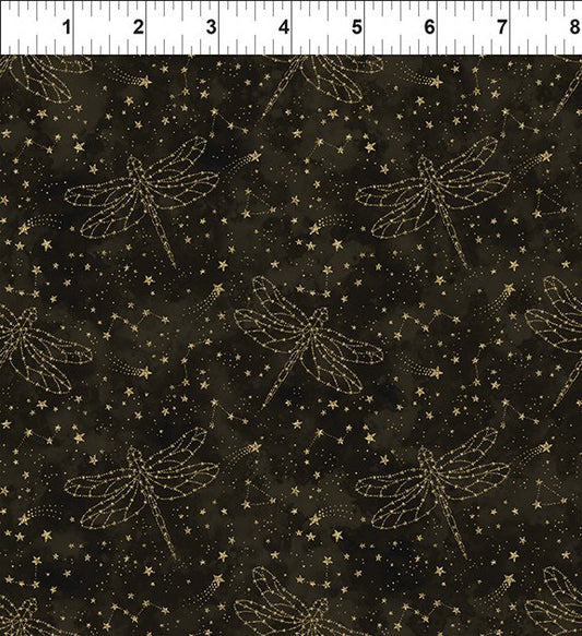 The Sun, the Moon and the Stars - Nachthimmel Stoff In the Beginning Fabrics