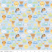 Doodlebug - Bundle of Joy - Tiere, Spielsachen auf hellblau