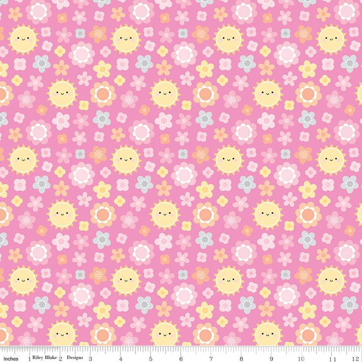 Doodlebug - Bundle of Joy - Blümchen und Sonne auf Pink