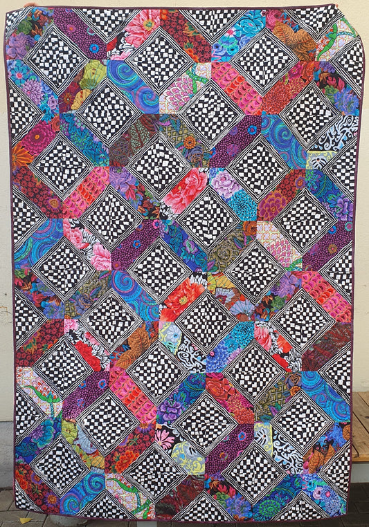 Quiltkit Checkered Islands Stoff Quiltwerkstatt Dresden