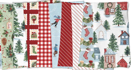 Christmas Village - Fat Quarter Set Stoff Studio e Fabrics