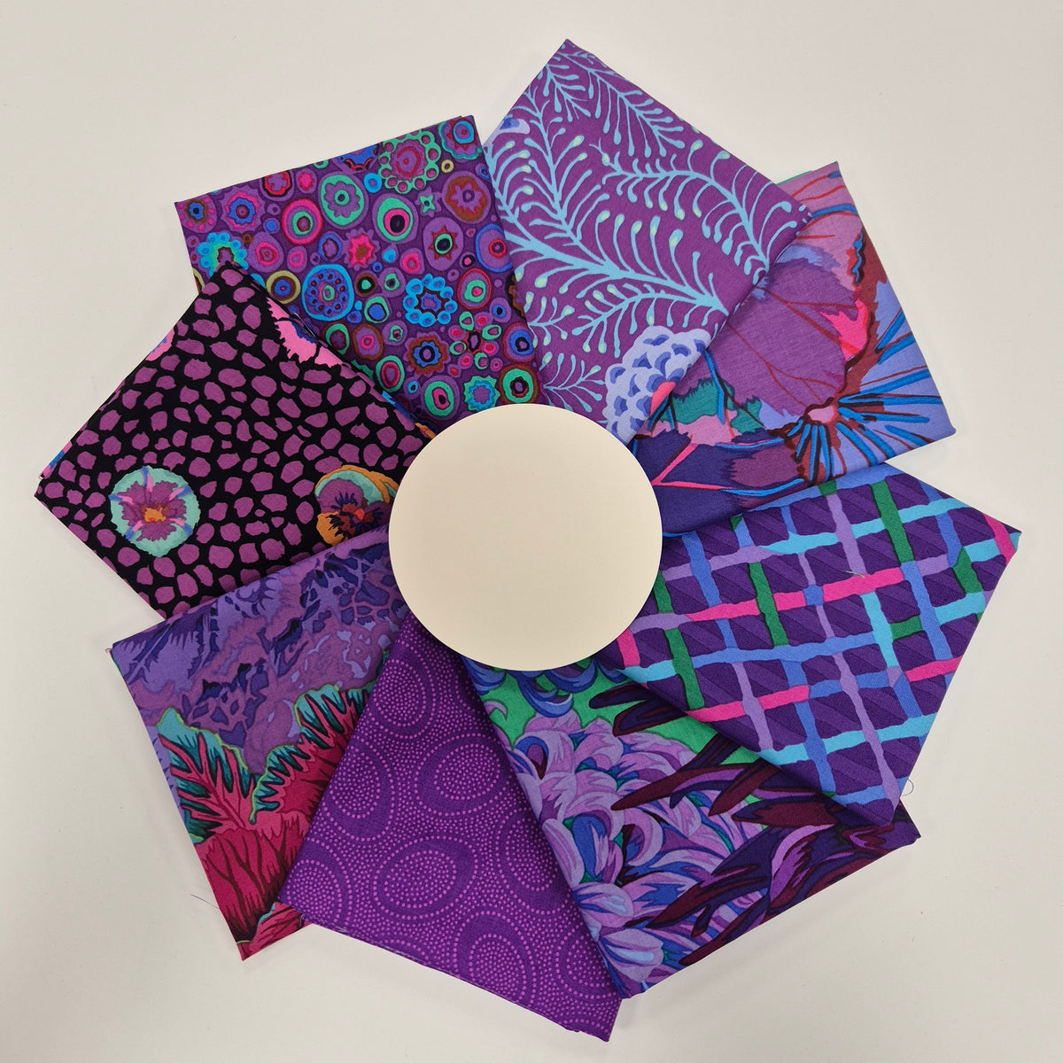 Kaffe Fassett Fat Quarter-Set - Purple/Lila