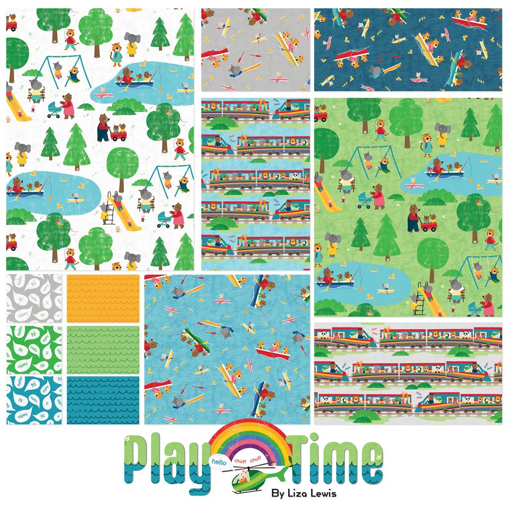 Play Time - Liza Lewis - Fat Quarter Bundle