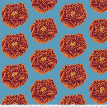 Fassett Full Blown Red Rückseitenstoff Stoff FreeSpirit