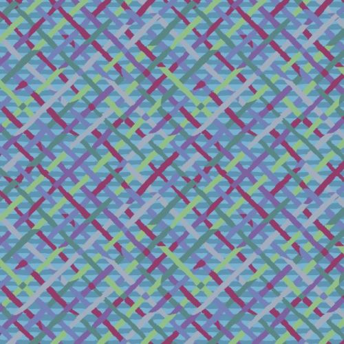 Fassett Mad Plaid Turquoise Rückseitenstoff
