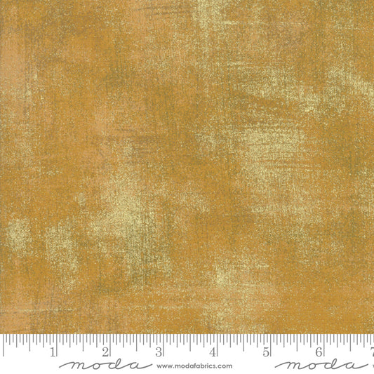 Grunge Harvest Gold Metallic - Moda 30150-522M BasicGrey Stoff Moda Fabrics