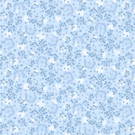 Harmony Classic Blue Rückseitenstoff Stoff Benartex