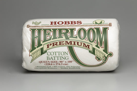 Meterware: Hobbs Heirloom Premium Vlies natur, 244 cm breit Hobbs