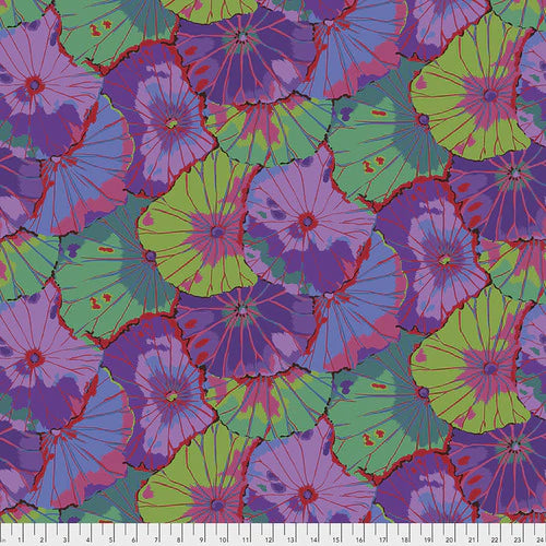 Fassett Lotus Leaf Purple Rückseitenstoff