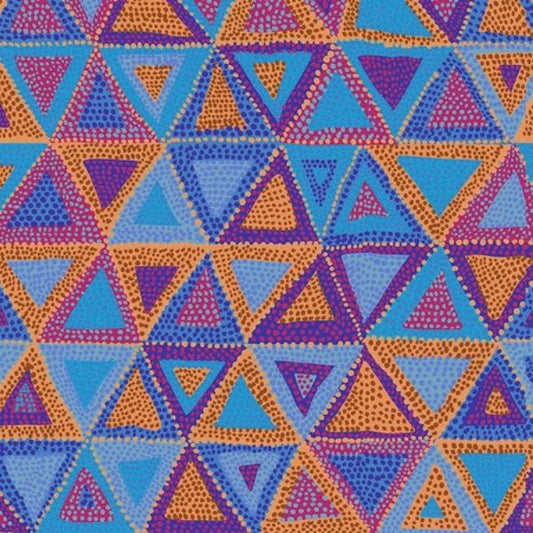 Kaffe Fassett - Beaded Tent Dusk – Vintage Kollektion Stoff Free Spirit
