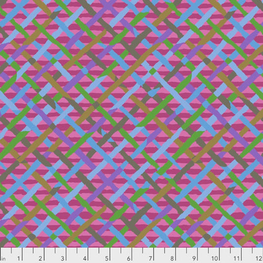Kaffe Fassett - Mad Plaid Fuchsia Stoff Free Spirit