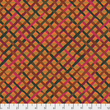 Kaffe Fassett - Mad Plaid Rust Stoff Free Spirit