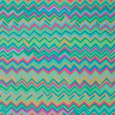 Kaffe Fassett - Zig Zag Aqua Stoff Free Spirit