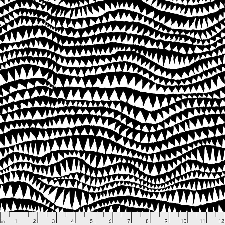 Kaffe Fassett Sharks Teeth - Haifischzähne Black