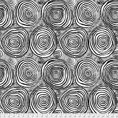 Kaffe Fassett - Onion Rings - Black Stoff Free Spirit