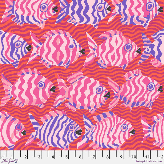 Kaffe Fassett - Minnows - Red - August 2025 Stoff Free Spirit