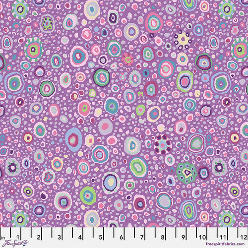 Reststück 65 cm - Kaffe Fassett - Roman Glass Lavender Stoff Free Spirit