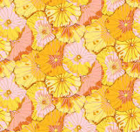 Kaffe Fassett - Lotus Leaf Yellow Stoff Free Spirit