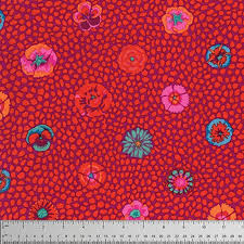 Kaffe Fassett - Guinea Flower Red Stoff Free Spirit