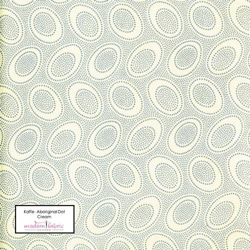 Kaffe Fassett - Aboriginal Dot Cream Stoff Free Spirit