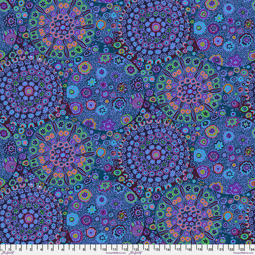 Kaffe Fassett - Millefiore Blue Stoff Free Spirit