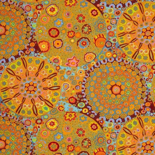 Kaffe Fassett - Millefiore Orange Stoff Free Spirit