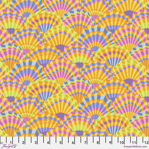 Kaffe Fassett - Paper Fans Yellow Stoff Free Spirit
