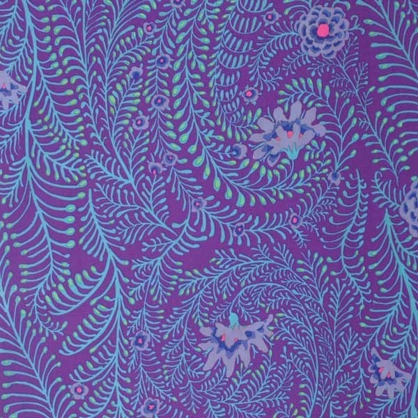 Kaffe Fassett - Purple Ferns Stoff Free Spirit