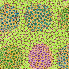 Kaffe Fassett - Hydrangea Green Stoff Free Spirit