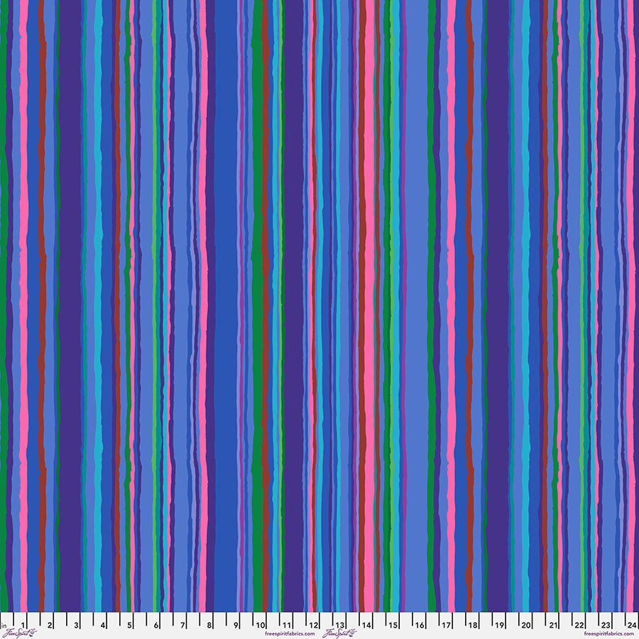 Kaffe Fassett - Echo Stripe - Blue Stoff Free Spirit