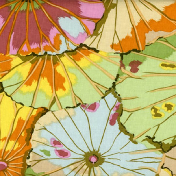 Kaffe Fassett - Lotus Leaf Jade Stoff Free Spirit