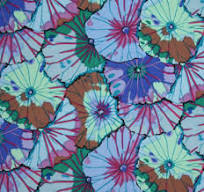Kaffe Fassett - Lotus Leaf Blue Stoff Free Spirit