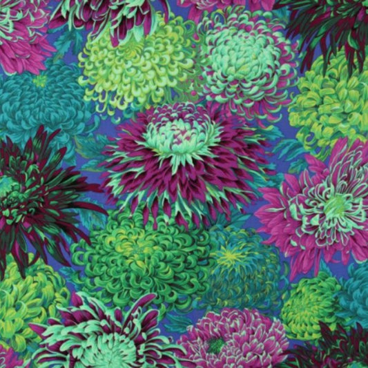 Kaffe Fassett - Japanese Chrysanthemum – Green – Classics Stoff Free Spirit