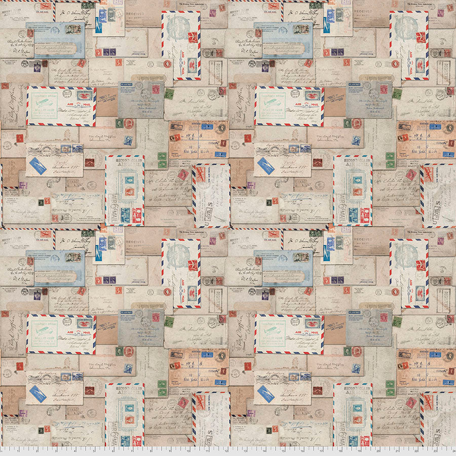 Tim Holtz - Eclectic Elements - Foundations - Letter Stoff Free Spirit