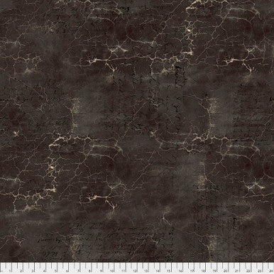 Tim Holtz - Abandoned - Cracked Shadow Black Stoff Free Spirit